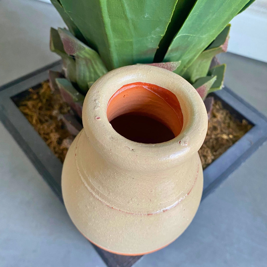 Ollas à planter 0,5 L - Crème émaillée