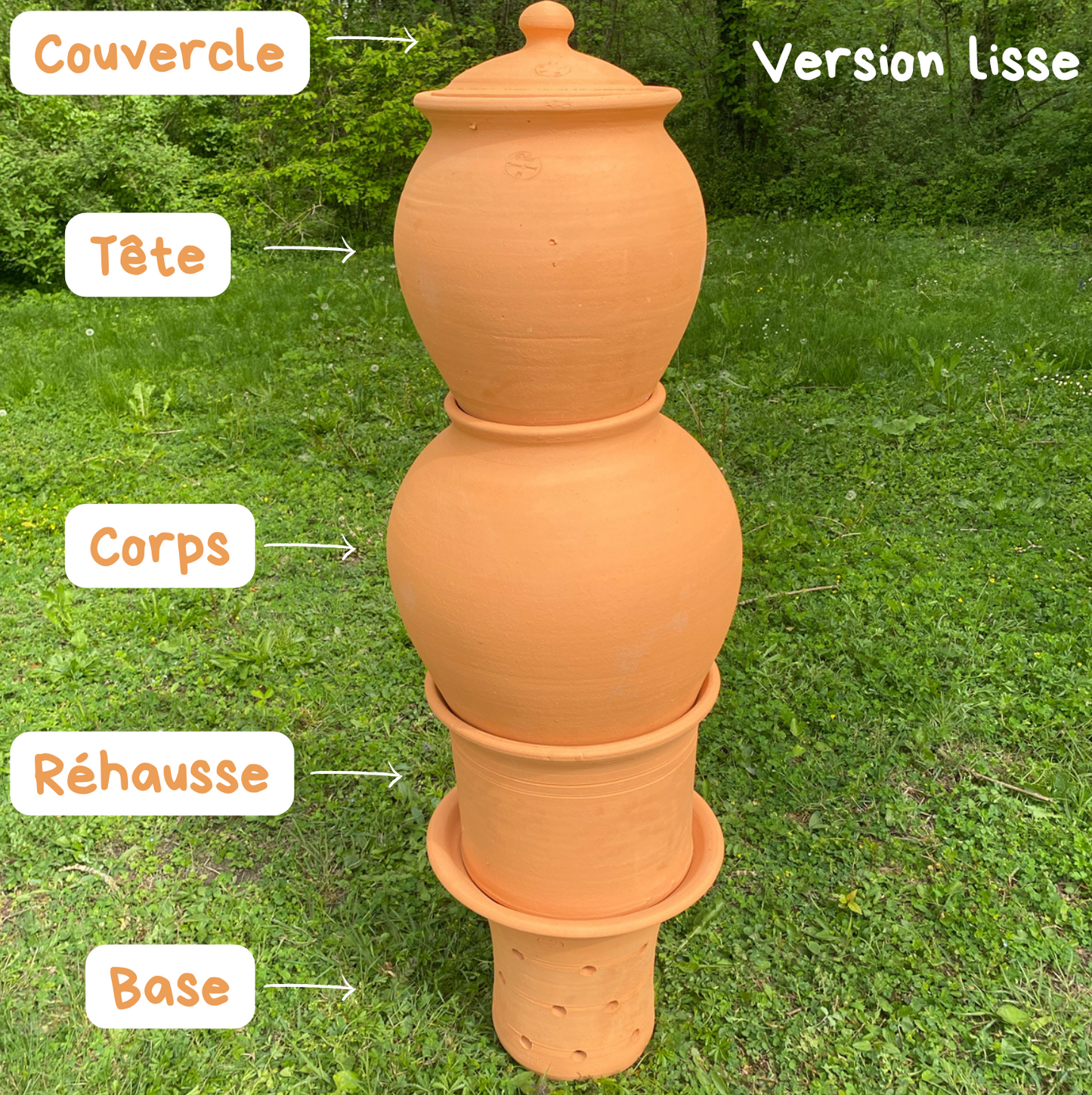 Réhausse du lombricomposteur à étages